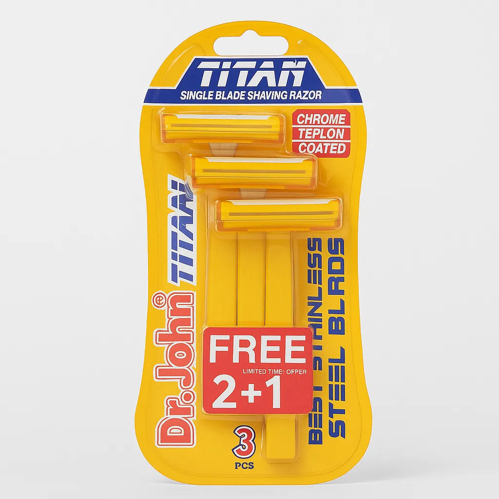 Dr. John Titan 3-Piece Body Hygiene Razor | Premium Skincare & Beauty Products in Pakistan