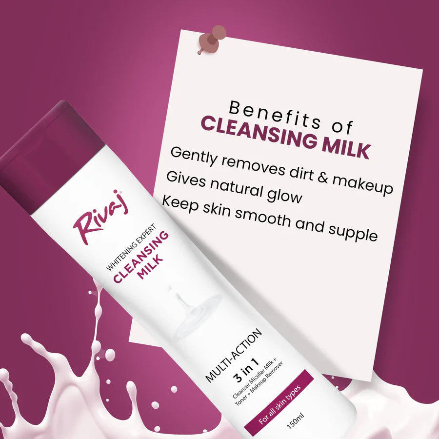 Rivaj Cleansing Milk - 150ml | Premium Skincare & Beauty Products in Pakistan