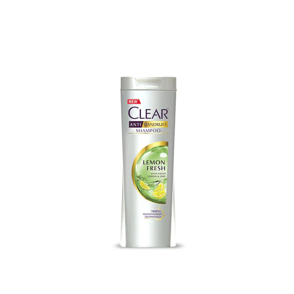 Clear Lemon Fresh Triple Anti-Dandruff Shampoo, 380ml
