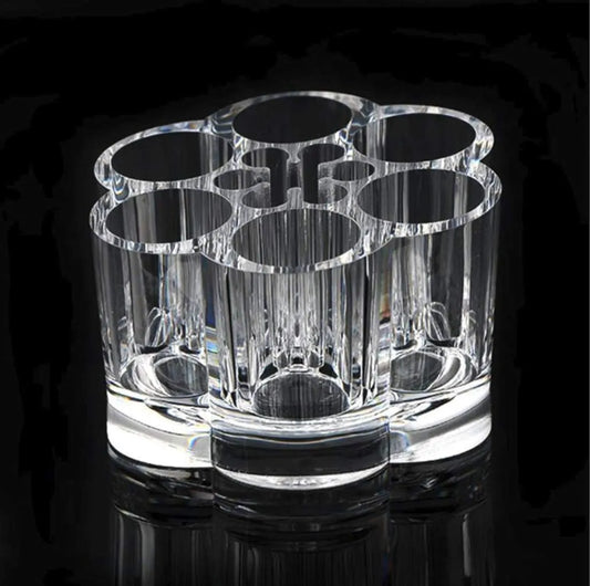 Clear Acrylic Makeup Organizer Lipstick Storage Box Crystal Nail Polish Display Case 6