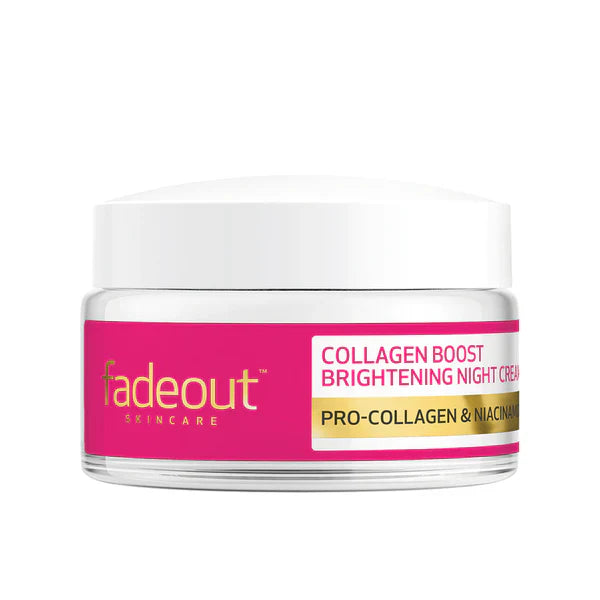 Fade Out Collagen Boost Brightening Night Cream- 50ml | Premium Skincare & Beauty Products in Pakistan