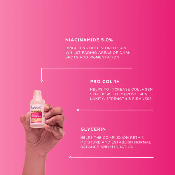 Fadeout Collagen Boost Concentrated Brightening Serum - 30ml