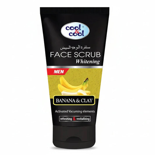 Cool & Cool Men Banana & Clay Whitening Face Scrub | Premium Skincare & Beauty Products in Pakistan