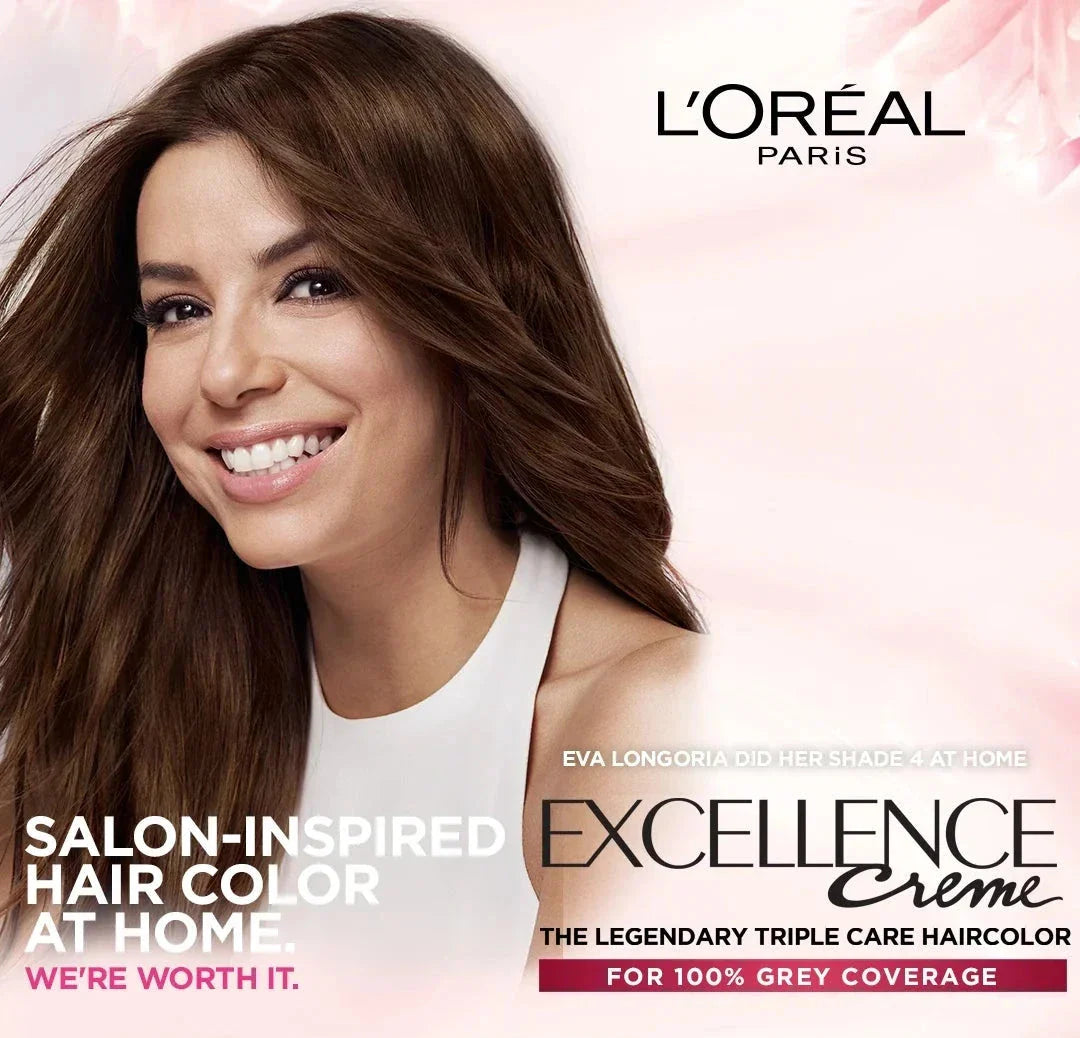 LOreal Paris Excellence Creme Hair Color - 5.3 Golden Light Brown Hair Color