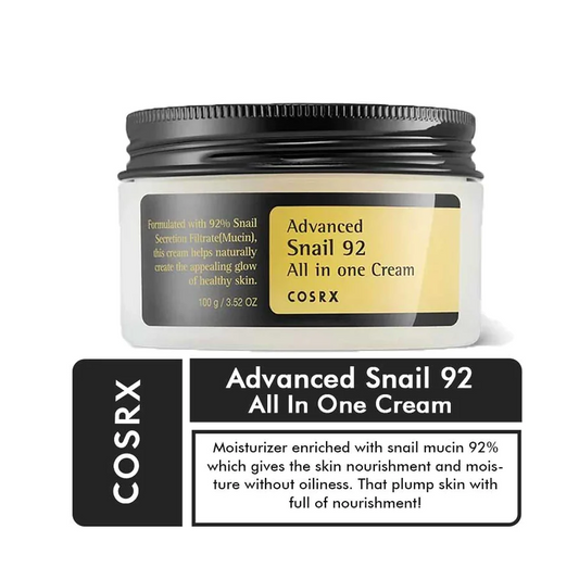 COSRX Advanced Snail 92 All‑in‑One Cream - 100g | Premium Skincare & Beauty Products in Pakistan