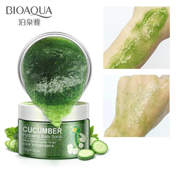 Bioaqua Cucumber Tender Moisturizing Body Scrub – 120g | Premium Skincare & Beauty Products in Pakistan