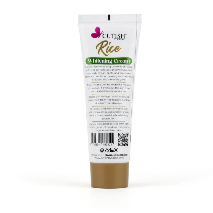 Cutish Rice Whitening Cream 120g