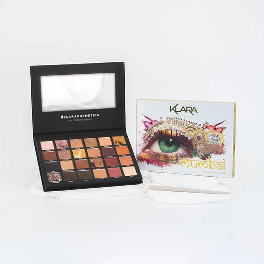 Klara Cosmetics 24-shade 'Mumbai' eyeshadow palette