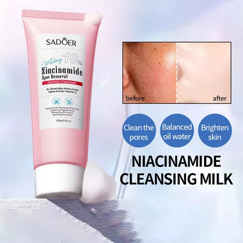 Sadoer Brightening Gentle Oil Control Refreshing Cleanser - 100g