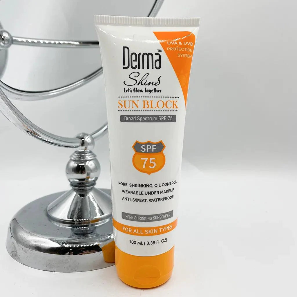 Derma Shine Sunblock - 100ml | Premium Skincare & Beauty Products in Pakistan