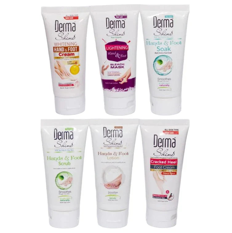 Derma Shine - Manicure & Pedicure Kit, 6-Pack - 70g