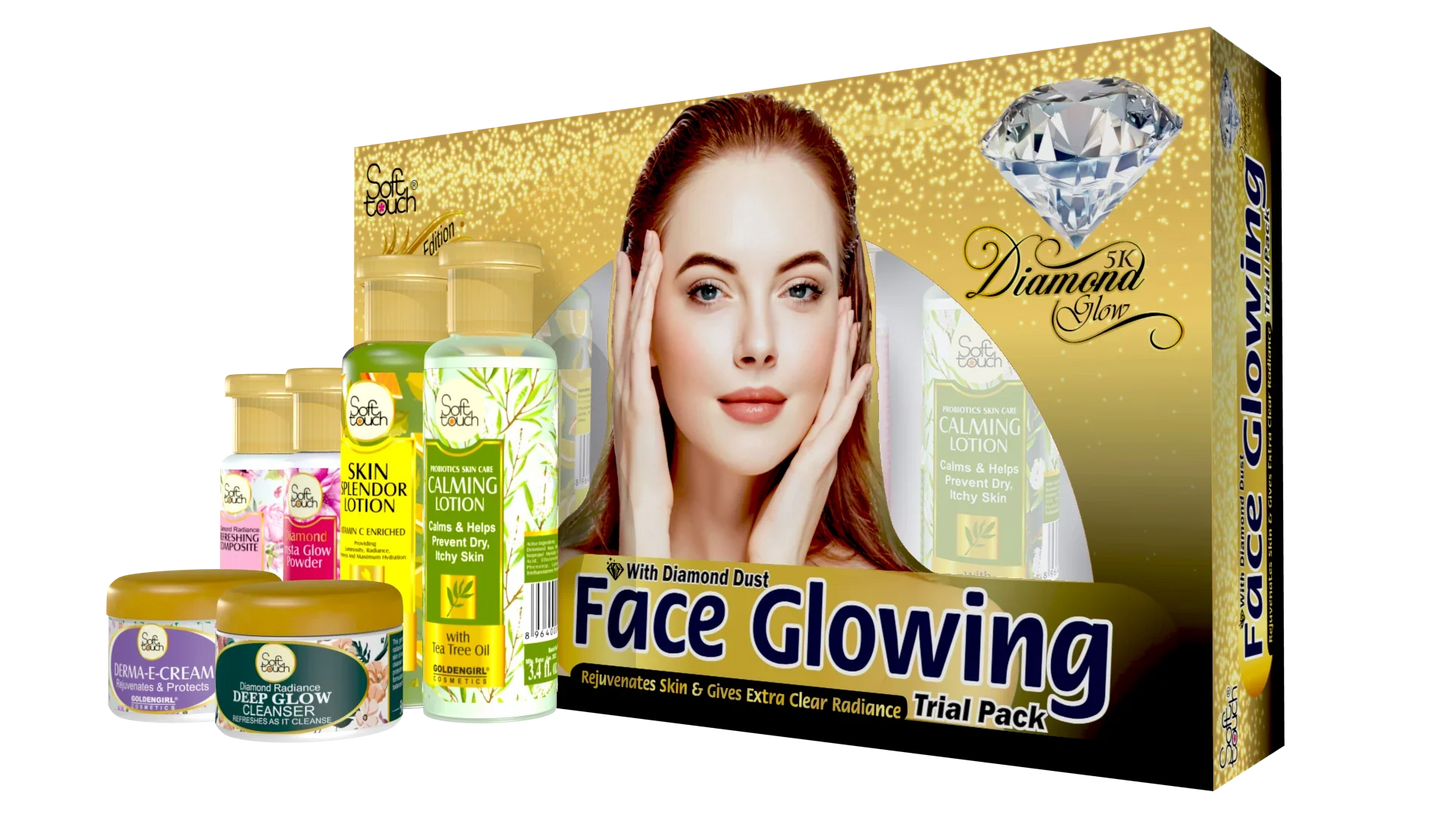 Soft Touch New-Diamond Face Glowing Kit