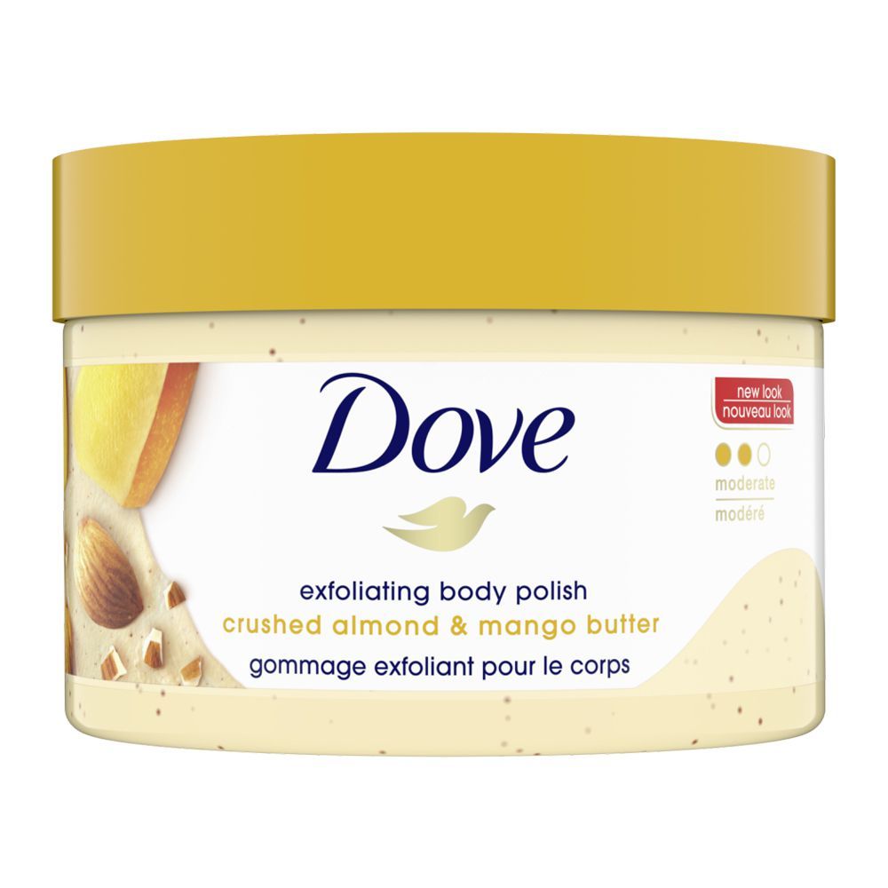 Dove Crushed Almond & Mango Butter Exfoliating Body Polish - 298gm | Premium Skincare & Beauty Products in Pakistan