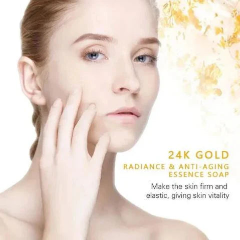 Dr.Rashel 24K Gold Radiance & Anti Aging Essence Soap - 100g