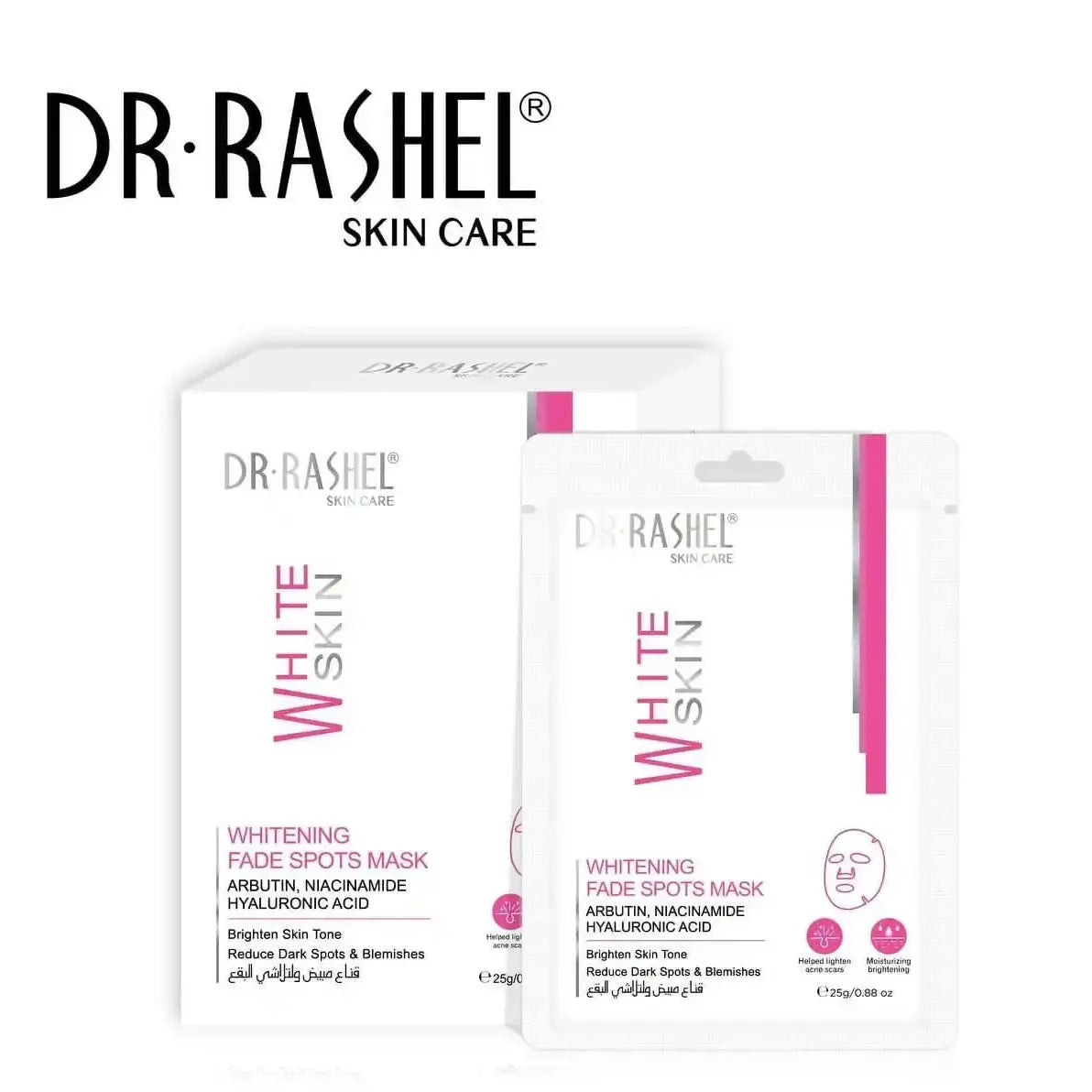 Dr Rashel Whitening Fade Spots Sheet Mask | Premium Skincare & Beauty Products in Pakistan