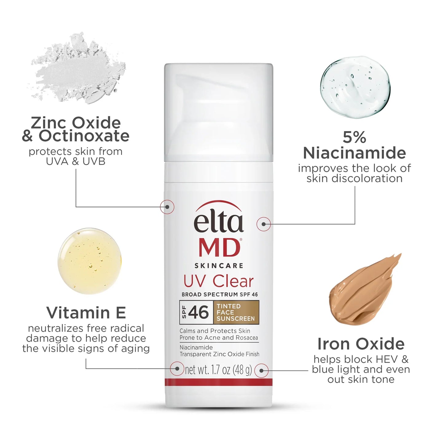 EltaMD UV Clear Tinted SPF 46 – 48g | Premium Skincare & Beauty Products in Pakistan