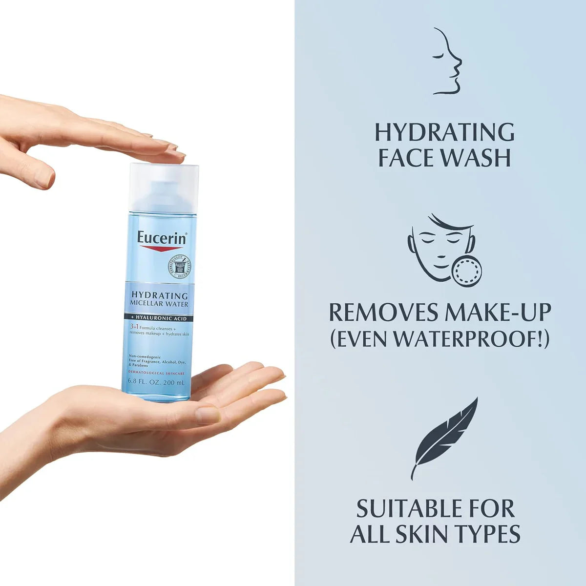 Eucerin Hydrating 3-in-1 Micellar Water 200ml