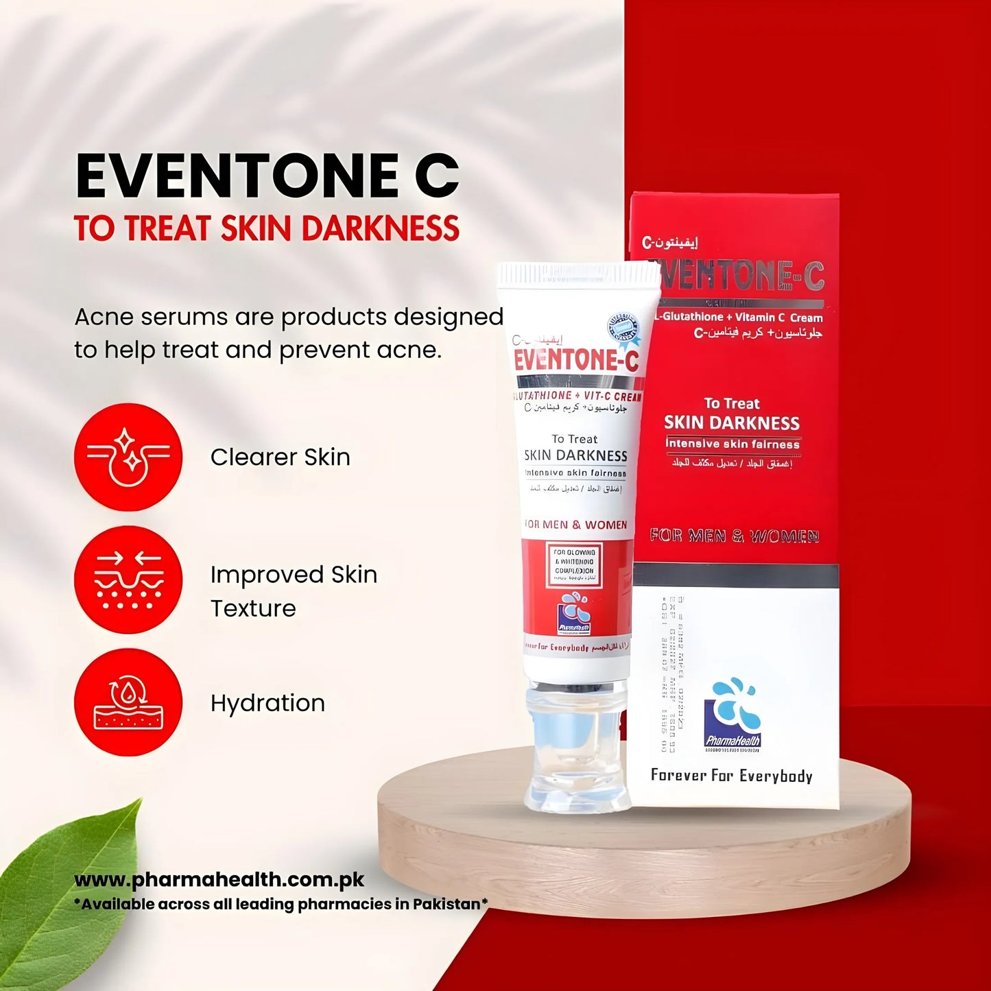 Eventone-C L-Glutathione + Vitamin C Skin Darkness Treatment Cream - 30g | Premium Skincare & Beauty Products in Pakistan