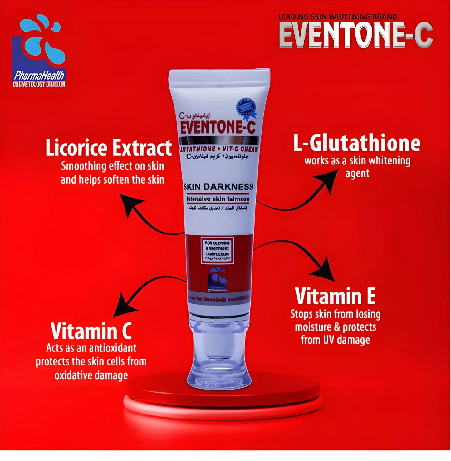 Eventone-C L-Glutathione + Vitamin C Skin Darkness Treatment Cream - 30g | Premium Skincare & Beauty Products in Pakistan