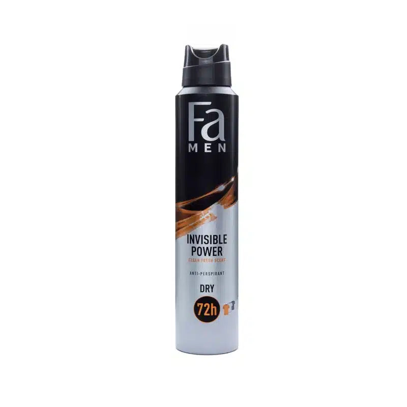Fa Men Invisible Power Deodorant Body Spray - 200ml