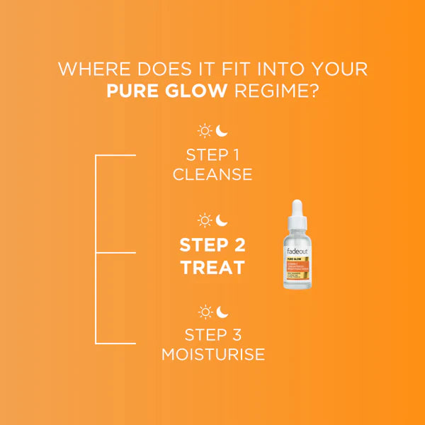 Fadeout Pure Glow Vitamin C Whitening Face Serum - 30ml