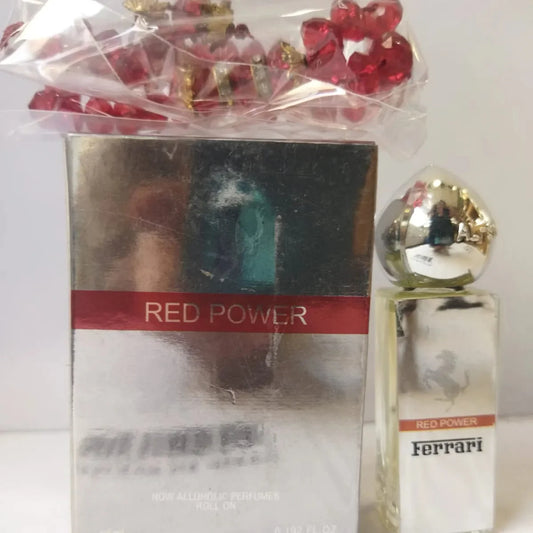 Ferrari Red Power Attar With Tasbeeh 6ml