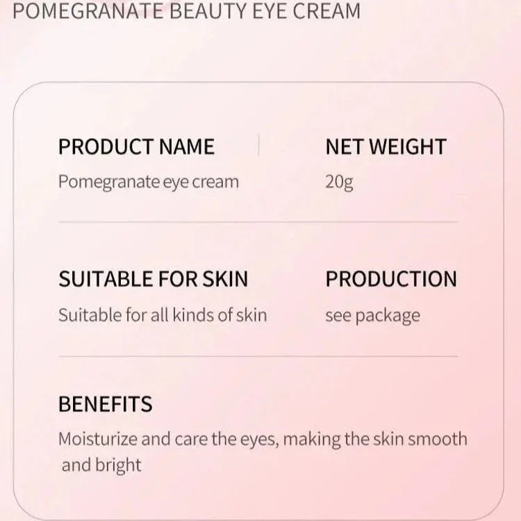 SADOER Pomegranate Fresh Brightening Eye Cream  - 20g