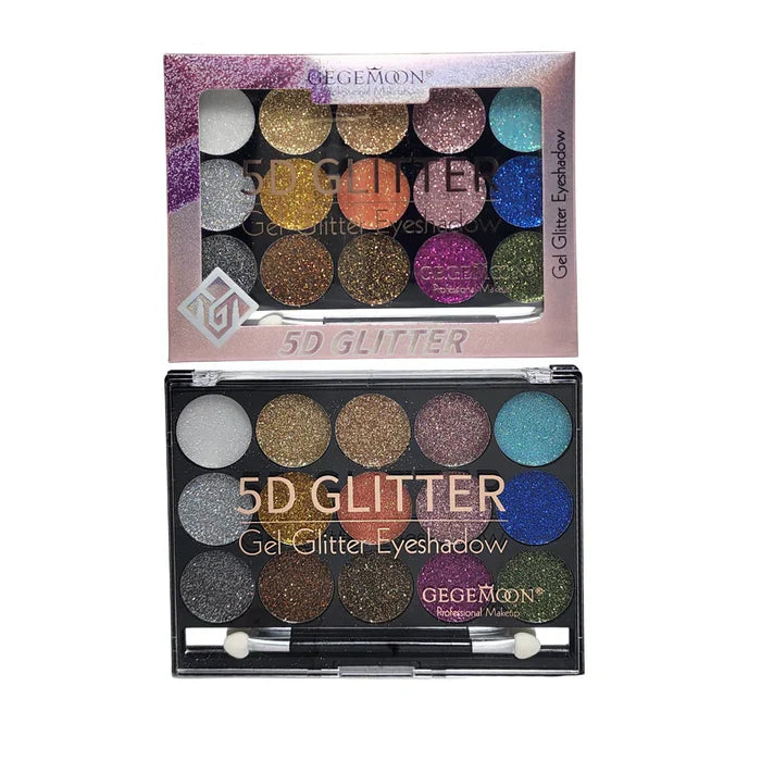 Gegemoon 5D Gel Glitter Eyeshadow 15 Colors