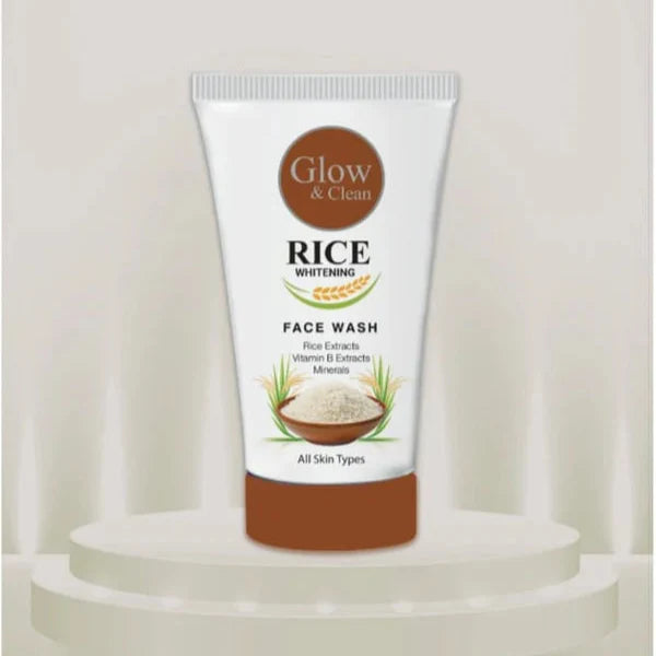 Glow & clean Rice Whitening Face Wash 120ml | Premium Skincare & Beauty Products in Pakistan