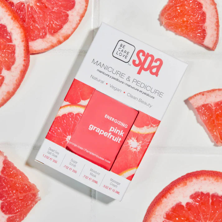 Be Care Love Pink Grapefruit Energizing Spa 4 Pcs Set