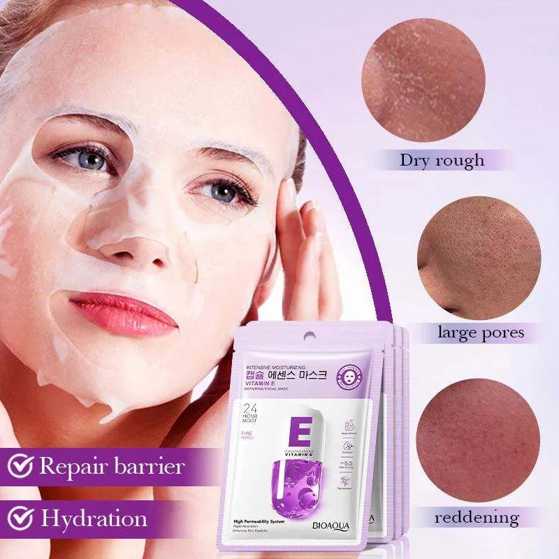 Bioaqua Vitamin E Repairing Facial Mask – Hydration & Skin Repair | Premium Skincare & Beauty Products in Pakistan