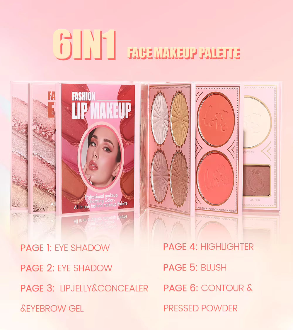 IGOODCO 6-in-1 professional makeup palette