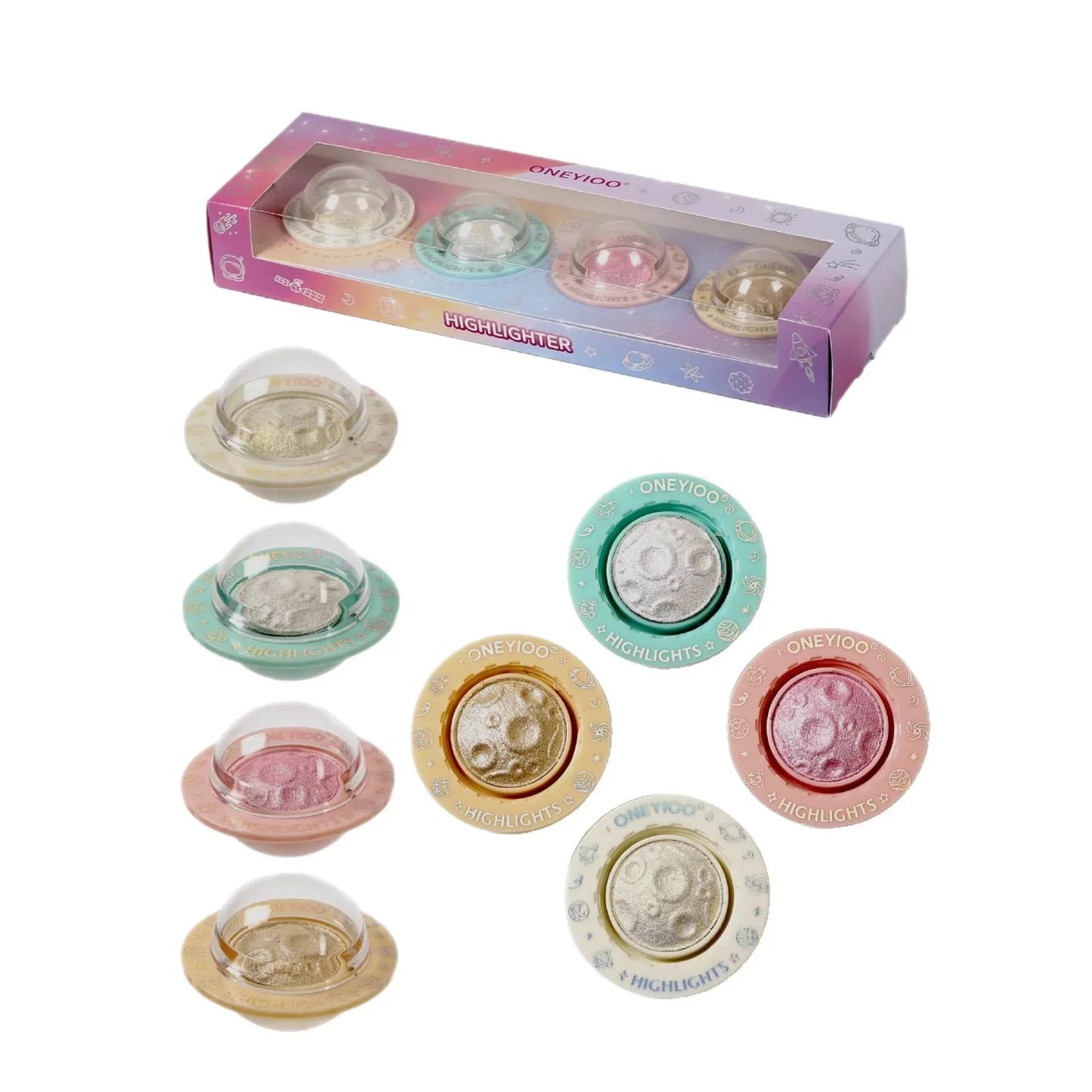 Oneyioo 4 color highlighter set