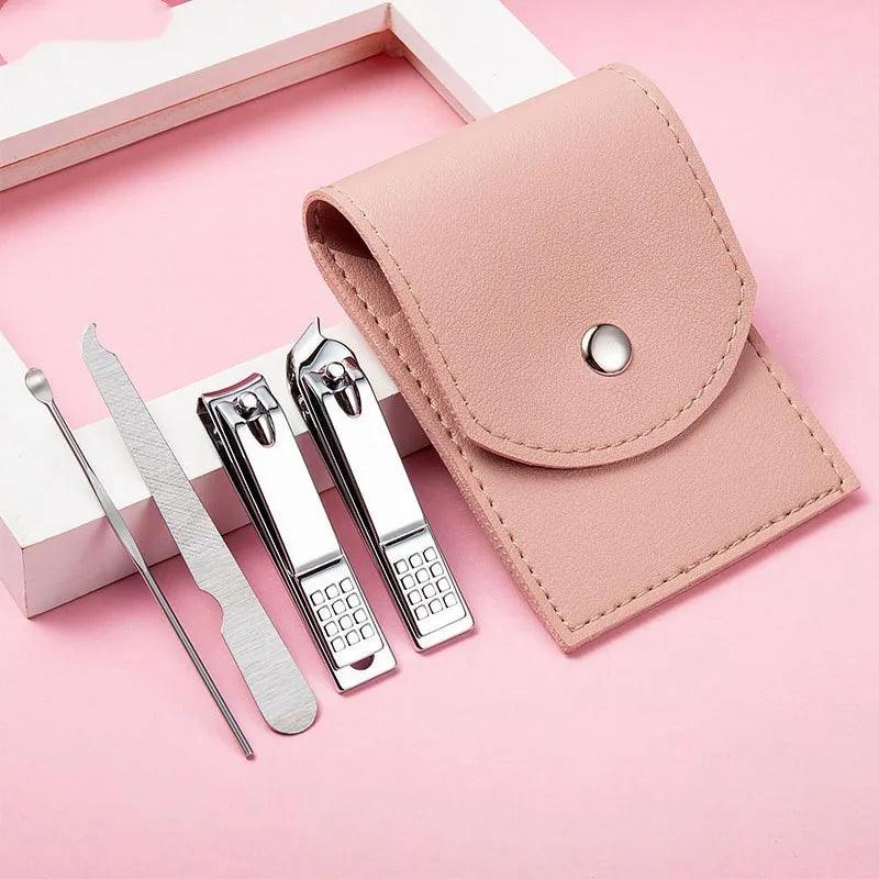 Stainless Steel Nail Clipper Cutter Set-  4Pcs | Premium Skincare & Beauty Products in Pakistan