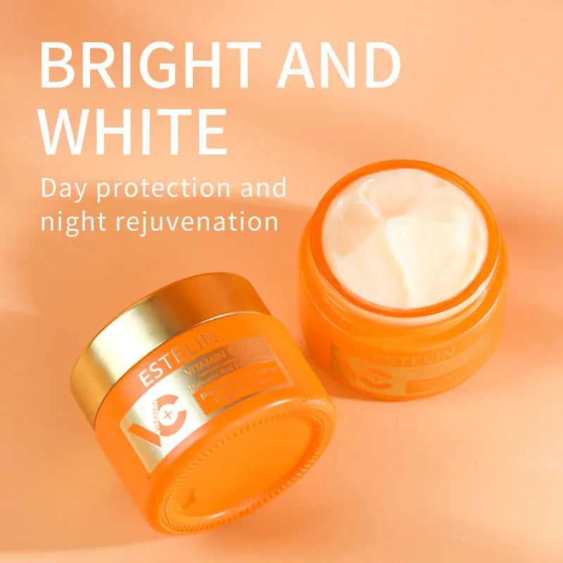 ESTELIN Vitamin C Plus Hyaluronic Acid Niacinamide Night Cream - 50g