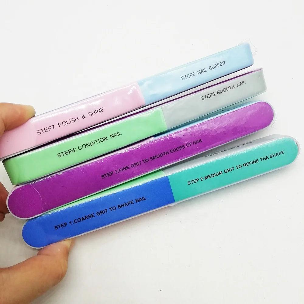 4-in-1 Nail File and Buffer – Cosmetic Manicure Tool