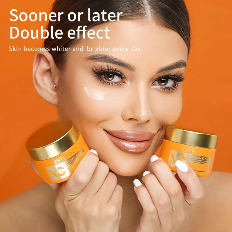 ESTELIN Vitamin C Plus Day And Night Cream - 50ml Each