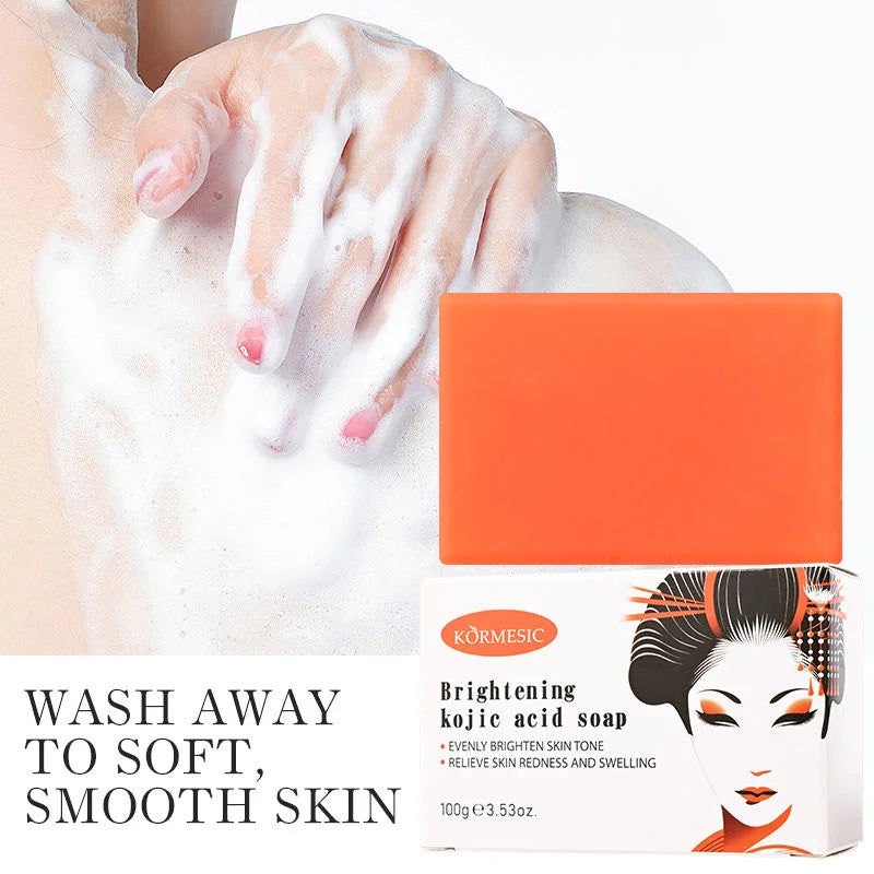 Kormesic Brightening Kojic Acid Soap - 100g | Premium Skincare & Beauty Products in Pakistan