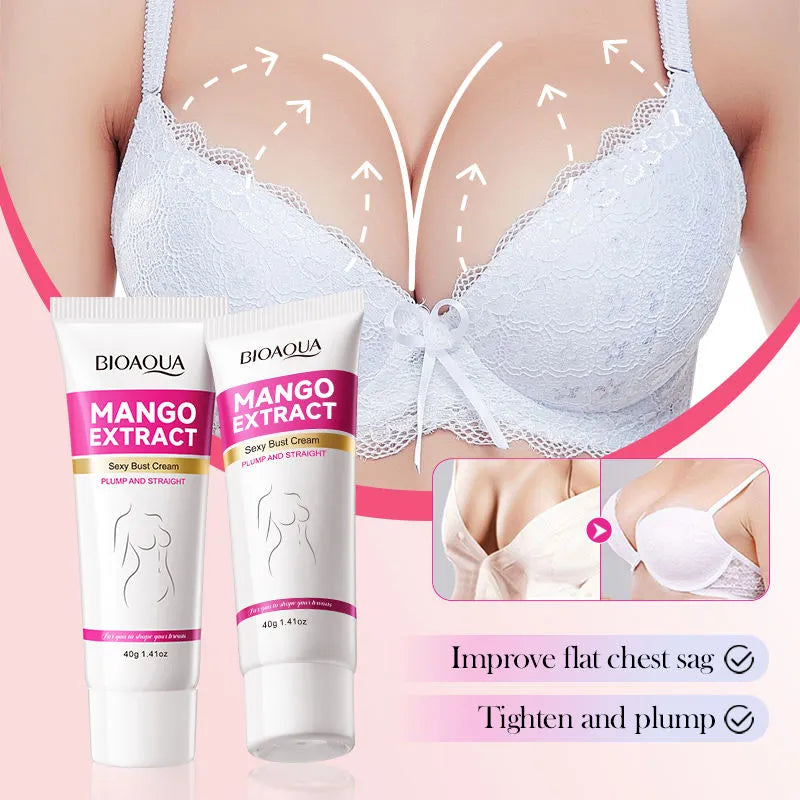 Bioaqua Natural Breast Increasing Instant Tightening Firming Massage Upsize Chest Cream - 40g