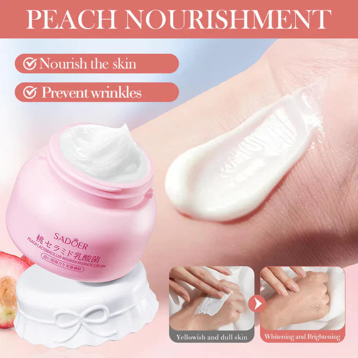 SADOER Organic Fruit Peach Face Cream - 120gm