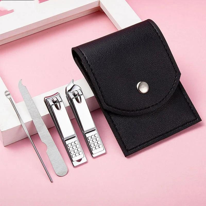Stainless Steel Nail Clipper Cutter Set-  4Pcs | Premium Skincare & Beauty Products in Pakistan