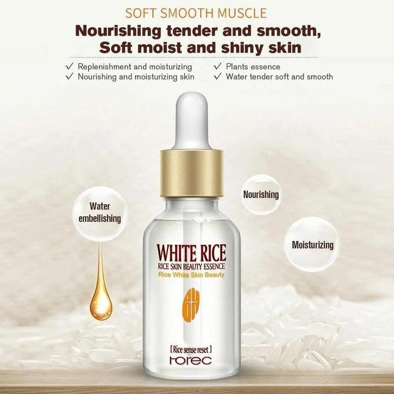 Rorec White Rice Serum Face with Free Sheet Mask | Premium Skincare & Beauty Products in Pakistan