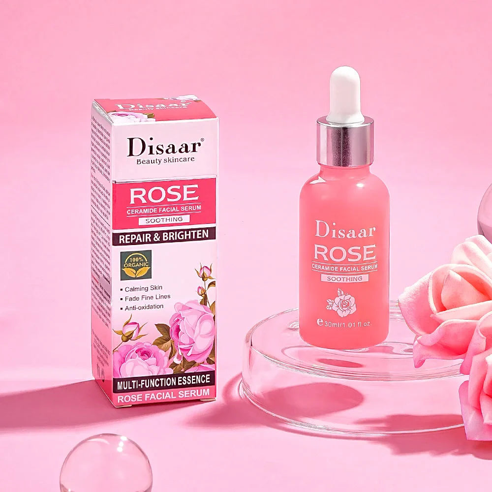 DISAAR  Rose & Ceramide Soothing Facial Serum - 30ml