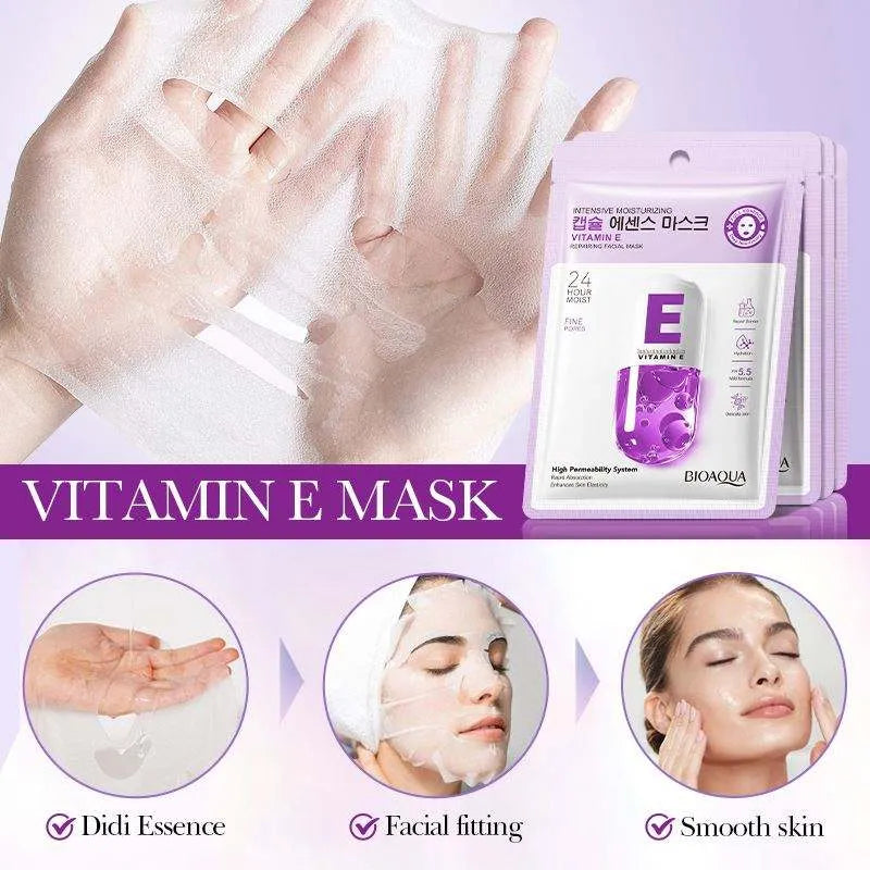 Bioaqua Vitamin E Repairing Facial Mask – Hydration & Skin Repair | Premium Skincare & Beauty Products in Pakistan