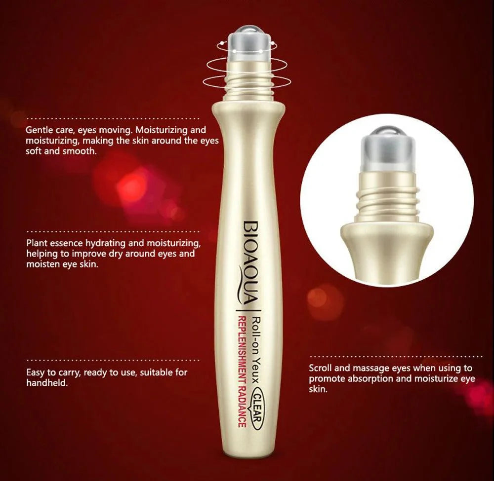 BIOAQUA Ball Rolling Eye Cream Anti-Wrinkle | Premium Skincare & Beauty Products in Pakistan