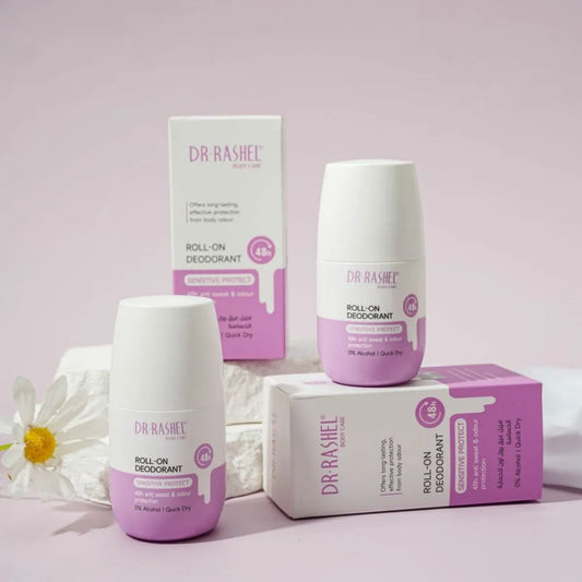 Dr. Rashel Vegan With Lavender Rose Coconut Scents Roll-On Deodorant 48H Protection - 50ml