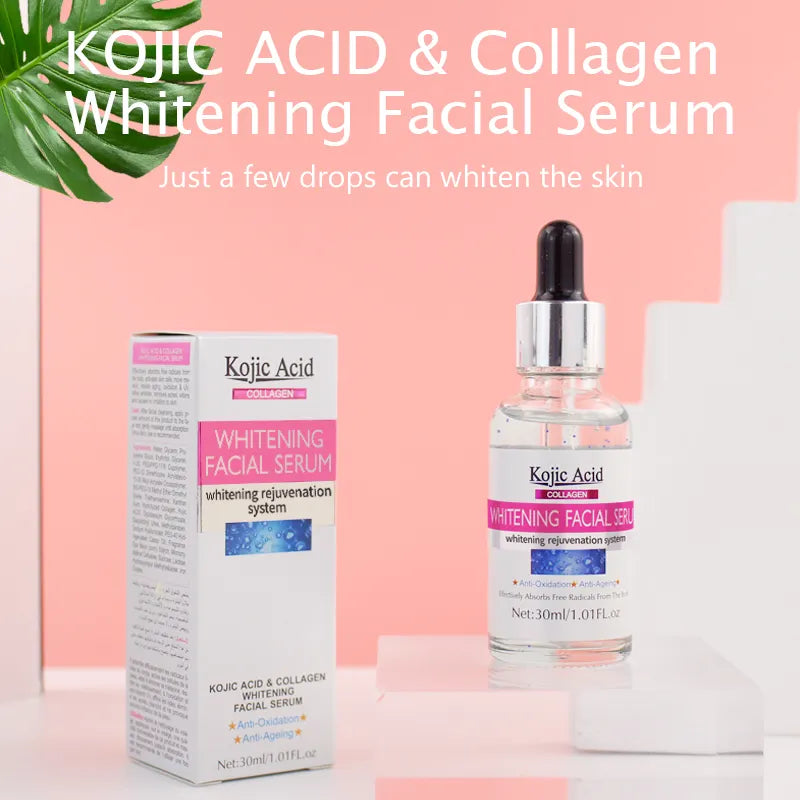 Guanjing Kojic Acid & Collagen Whitening Serum – Brighten, Hydrate & Restore Glow - 30ml | Premium Skincare & Beauty Products in Pakistan