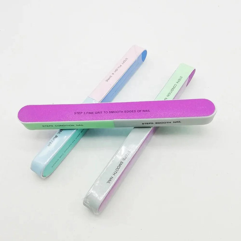 4-in-1 Nail File and Buffer – Cosmetic Manicure Tool