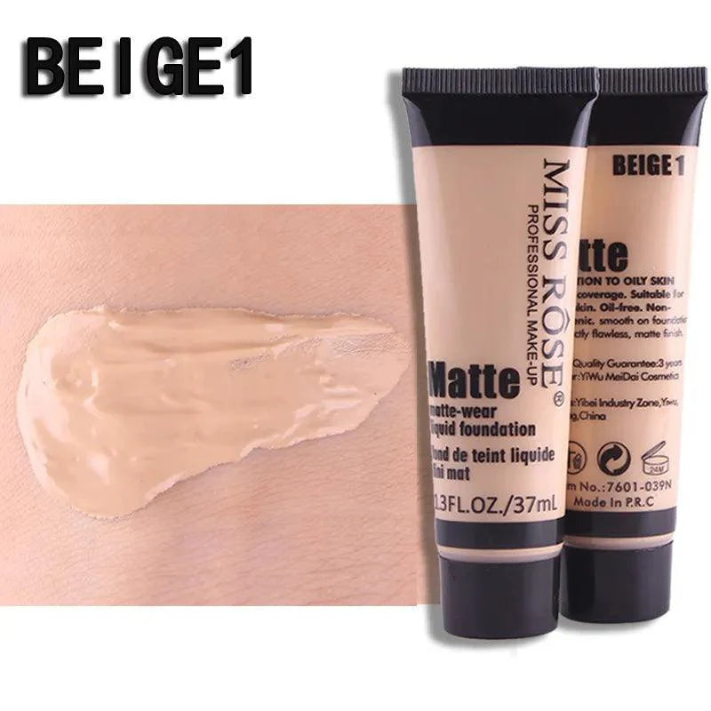 Miss Rose Full Coverage Matte Foundation - 37ml