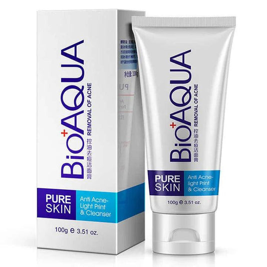 BIOAQUA Acne Treatment Facial Cleanser-100g | Premium Skincare & Beauty Products in Pakistan